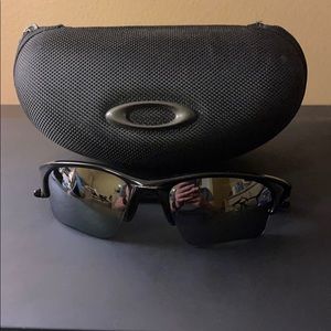 Oakley Men Polarized Half Jacket Sunglasses